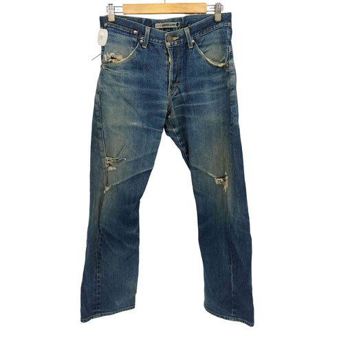 リーバイス Levis 00S ENGINEERED JEANS 立体裁断 ダメージ デニムパンツ Y2K メンズ  33
